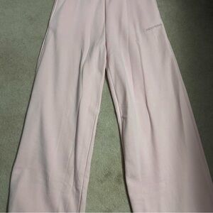 Boohoo Pink Wide Leg Pants with Relaxed Fit